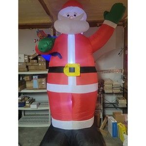 Massive Air blown Light Up Inflatable Santa